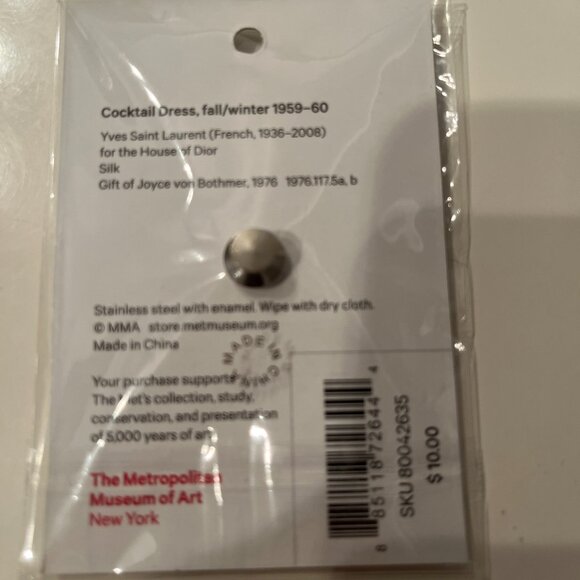 Collectible Pins - Metropolitan Museum of Art‎ Pins and Eraser (new) (h/x) - Picture 10 of 14